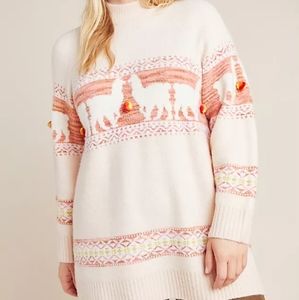 Anthropologie Aimee Pommed Alpaca Sweater